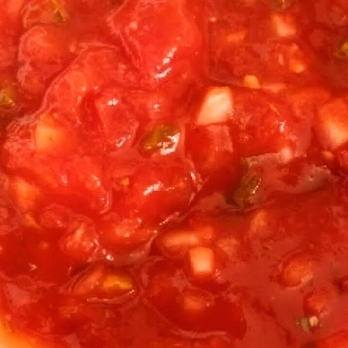 トマト缶 で作る　手作り サルサ